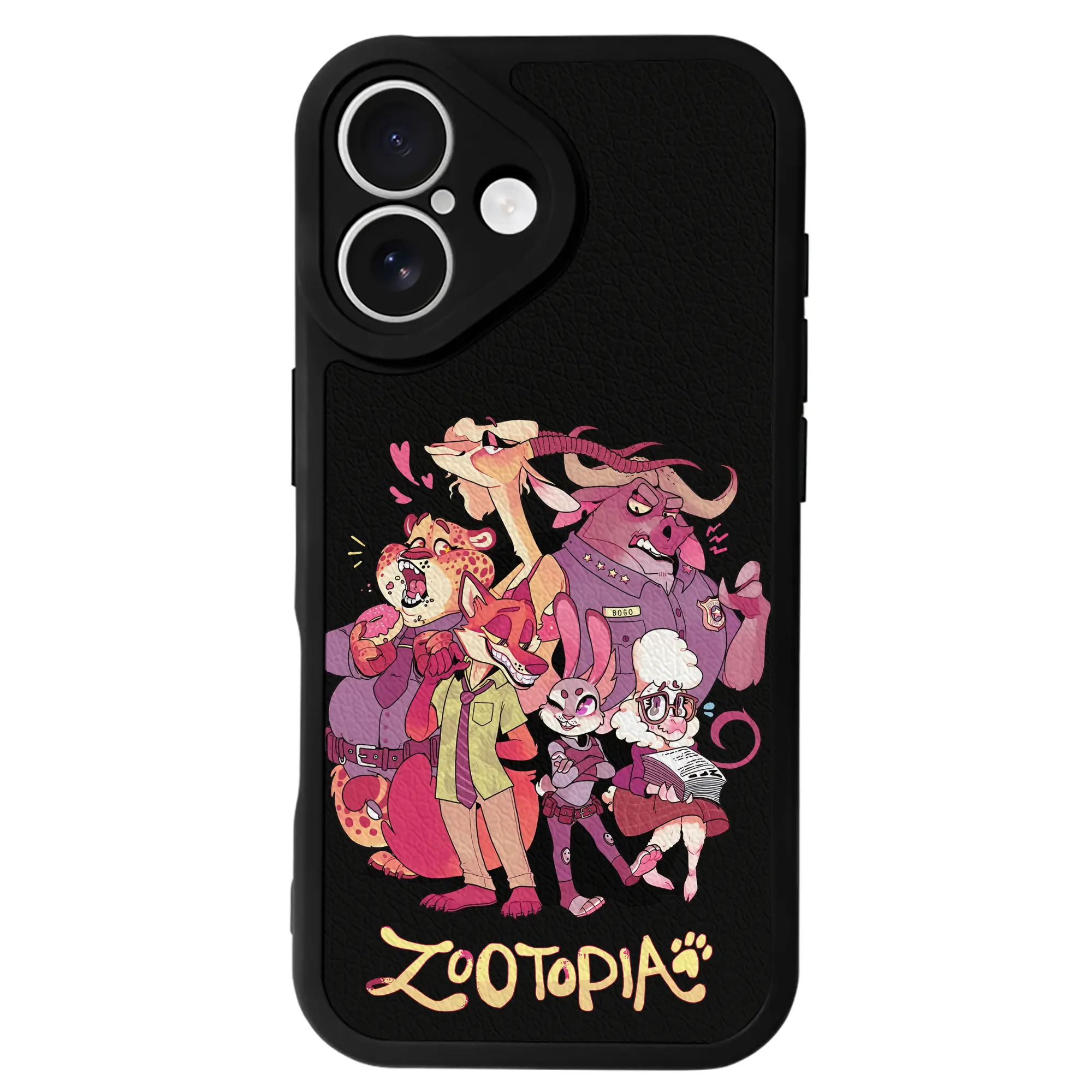 ズートピア グッズ,ベルウェザー副市長 - IPhone 16シリーズ対応 ・ シリコンスマホケース ・ レザー調 ・ 高精度フィット ・ 耐衝撃 ・ ワイヤレス充電対応 ・ 精密カット